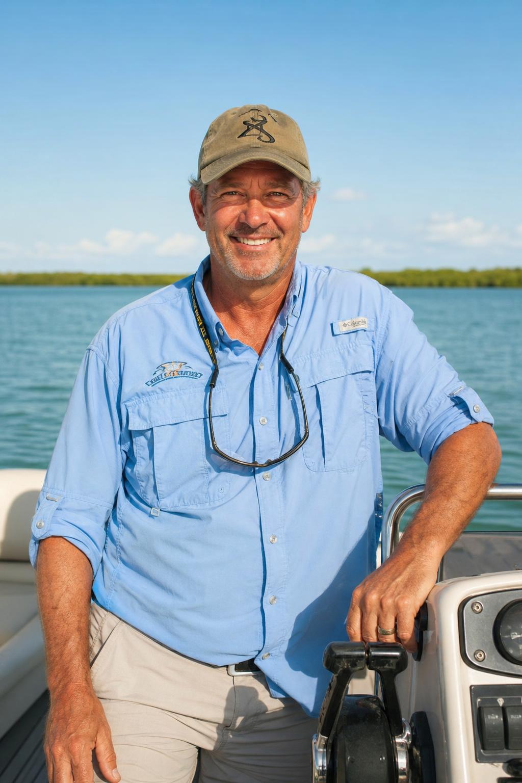 Captain Mike Henderson, fishing guide on Lake Sterling